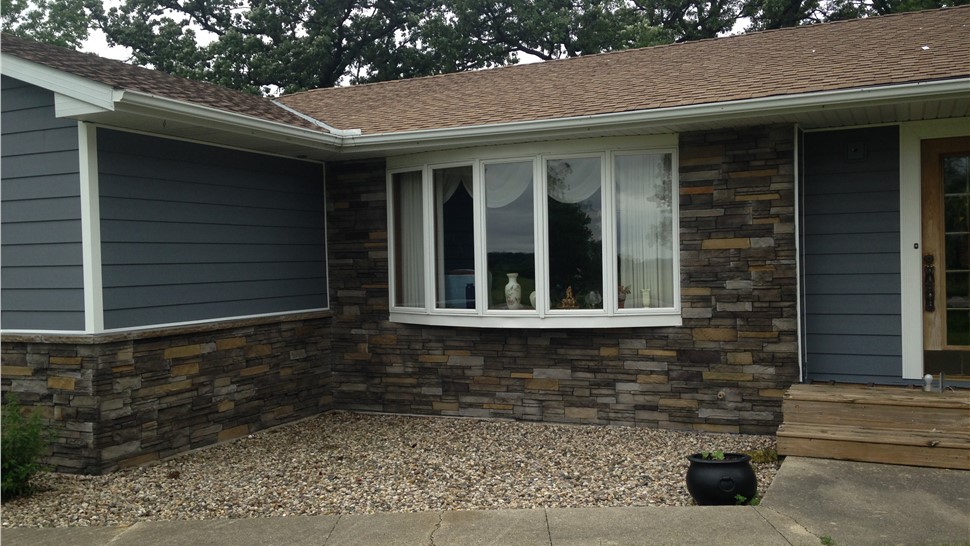Siding Project in Fertile, IA by Midwest Construction