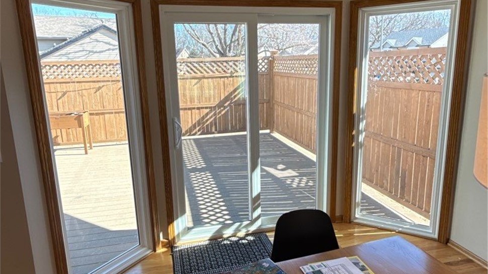 Patio Doors, Windows Project in Urbandale, IA by Midwest Construction