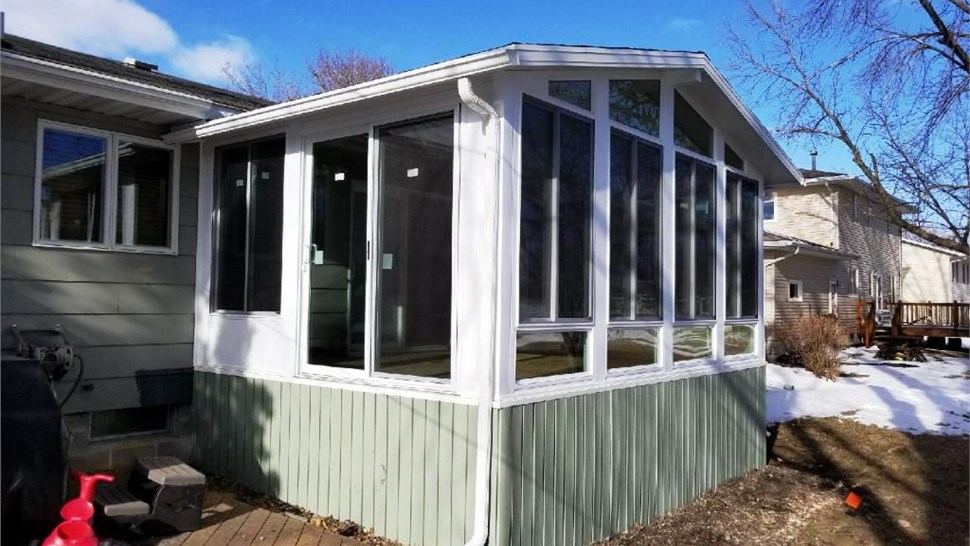 Sunroom Project Project in Miller, IA by Midwest Construction