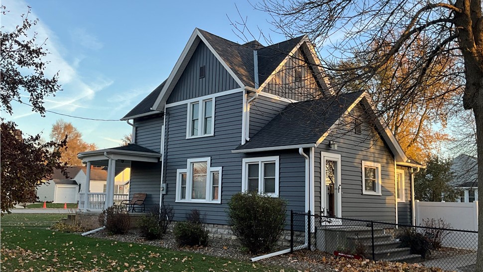Siding Project in St Ansgar, IA by Midwest Construction