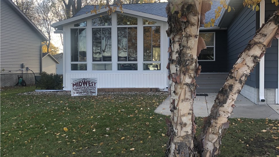 Sunrooms Project in Clear Lake, IA by Midwest Construction