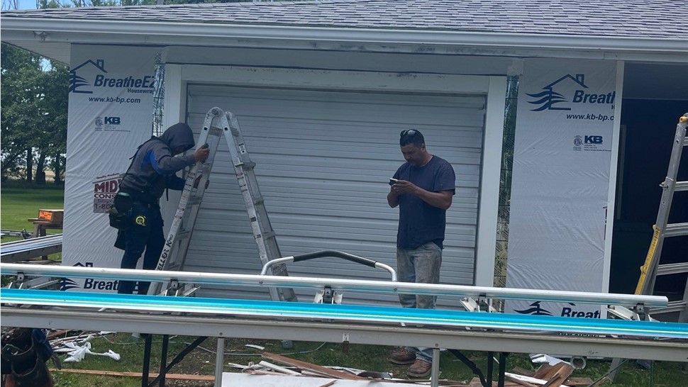 Siding Project in Dayton, IA by Midwest Construction