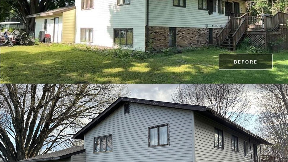 Siding Project in Garner, IA by Midwest Construction