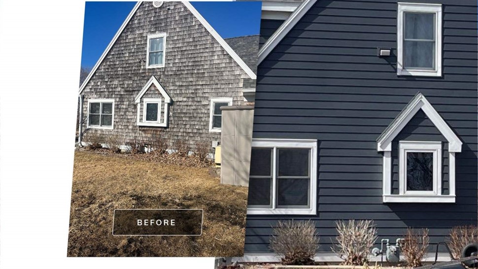 Siding Project in Mason City, IA by Midwest Construction