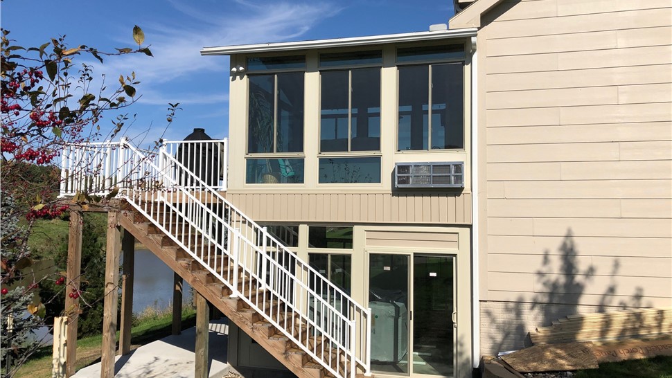 Sunrooms Project in West Des Moines, IA by Midwest Construction