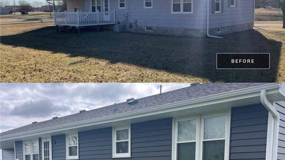 Siding Project in Eagle Grove, IA by Midwest Construction