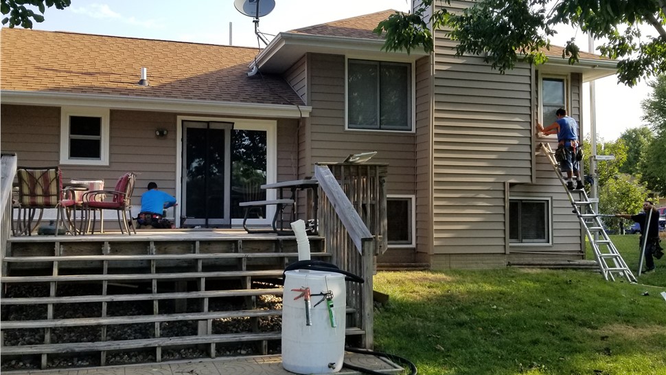 Windows Project in Johnston, IA by Midwest Construction