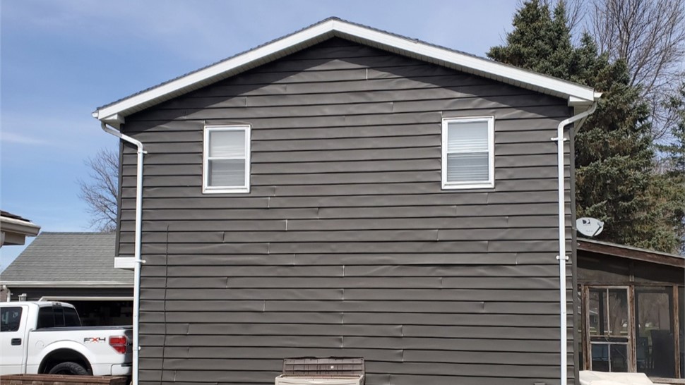 Siding Project in Mason City, IA by Midwest Construction