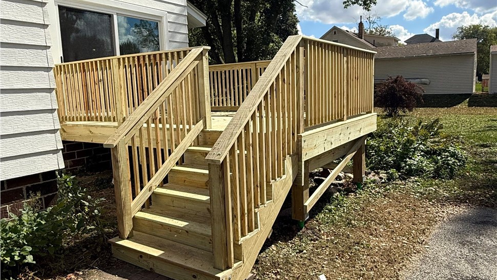 Decks Project in Thompson, IA by Midwest Construction