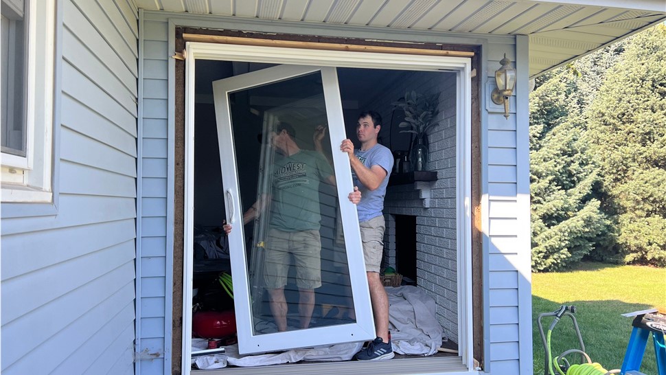 Patio Doors Project in Granger, IA by Midwest Construction