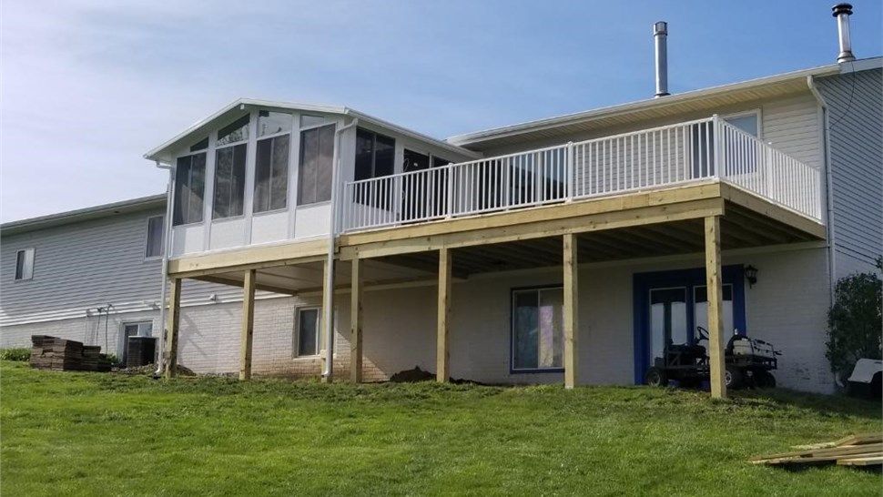 Sunrooms Project in Mitchellville, IA by Midwest Construction