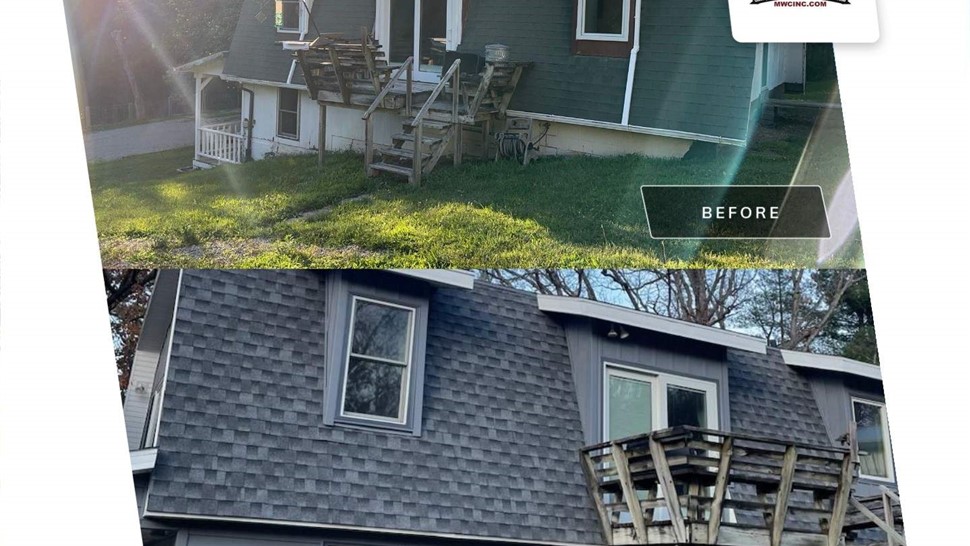 Roofing, Seamless Gutters, Siding, Sunrooms, Windows Project in Knoxville, IA by Midwest Construction