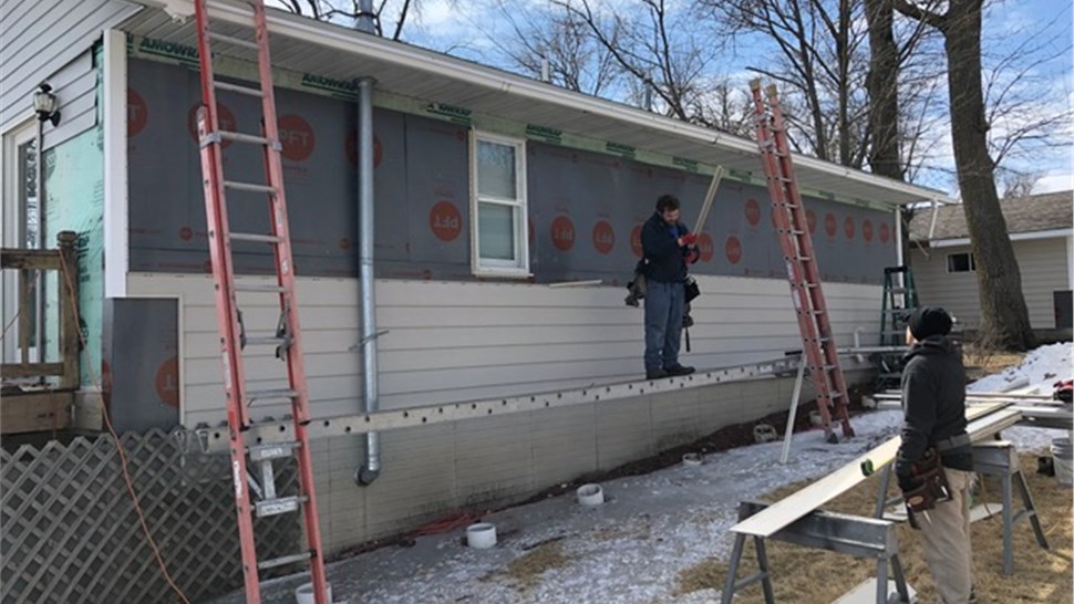 Siding Project in Clear Lake, IA by Midwest Construction
