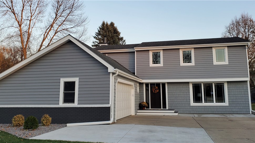 Siding Project in Mason City, IA by Midwest Construction