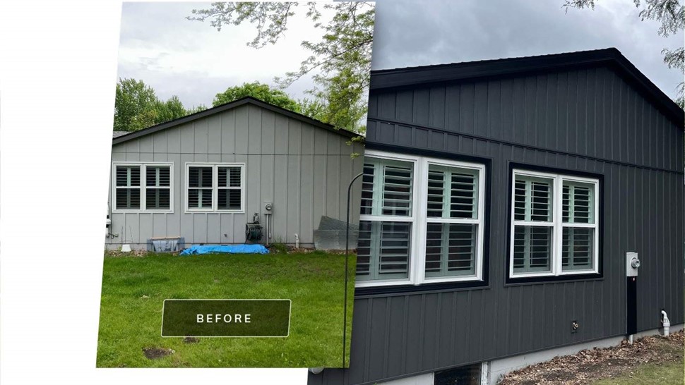 Siding Project in Forest City, IA by Midwest Construction