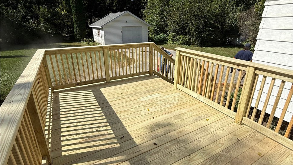 Decks Project in Thompson, IA by Midwest Construction