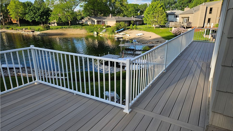 Decks Project in Mason City, IA by Midwest Construction