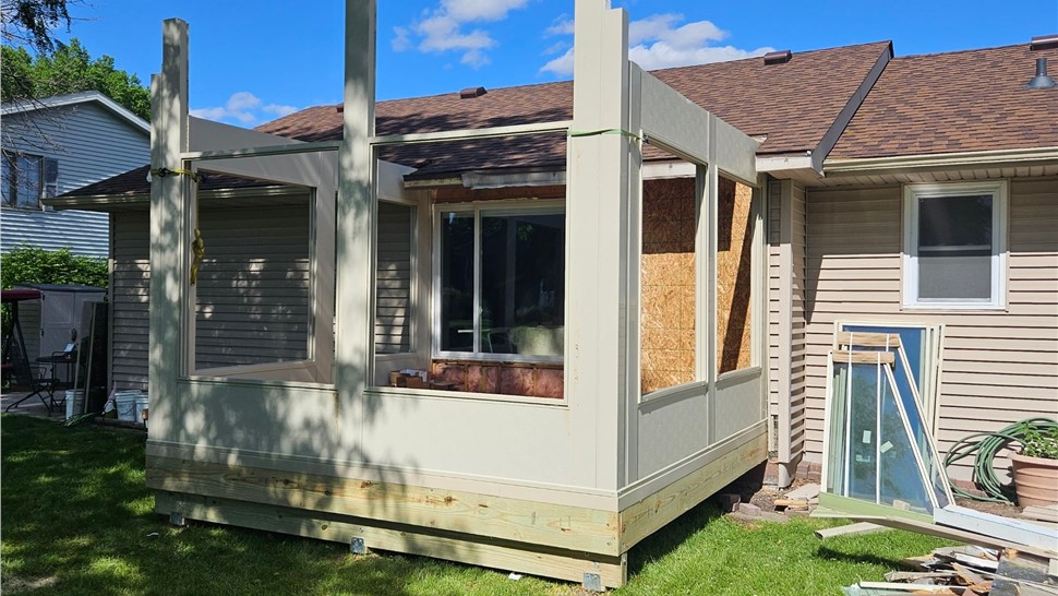 Sunrooms Project in Ames, IA by Midwest Construction