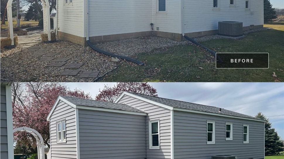 Siding, Windows Project in New Sharon, IA by Midwest Construction