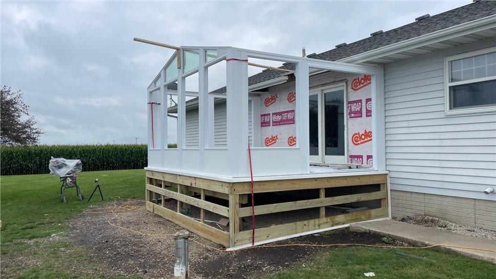 Sunrooms Project in Grafton, IA by Midwest Construction