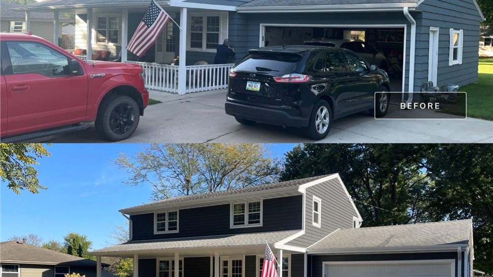 Siding Project in Mason City, IA by Midwest Construction