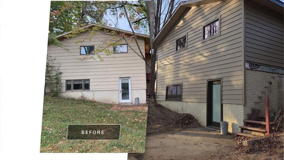 Decks, Doors, Roofing, Seamless Gutters, Siding, Windows Project in Oskaloosa, IA by Midwest Construction