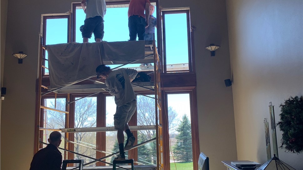Windows Project in Mason City, IA by Midwest Construction
