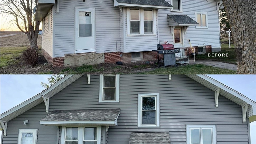 Siding Project in Leighton, IA by Midwest Construction