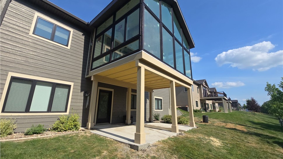Sunrooms Project in Oskaloosa, IA by Midwest Construction
