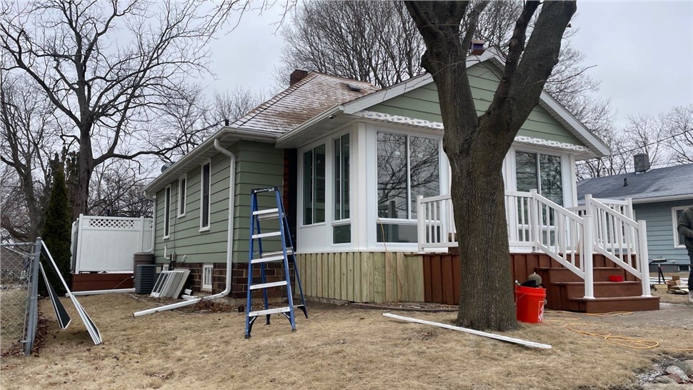 Sunrooms Project in Mason City, IA by Midwest Construction