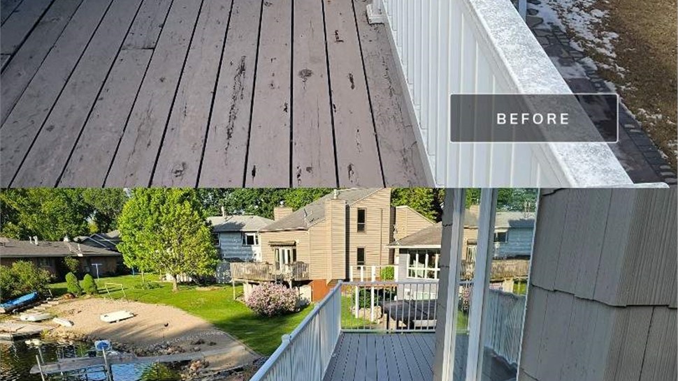 Decks Project in Mason City, IA by Midwest Construction