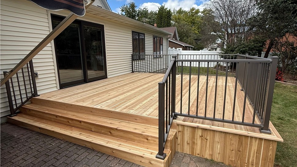Decks Project in Roland, IA by Midwest Construction