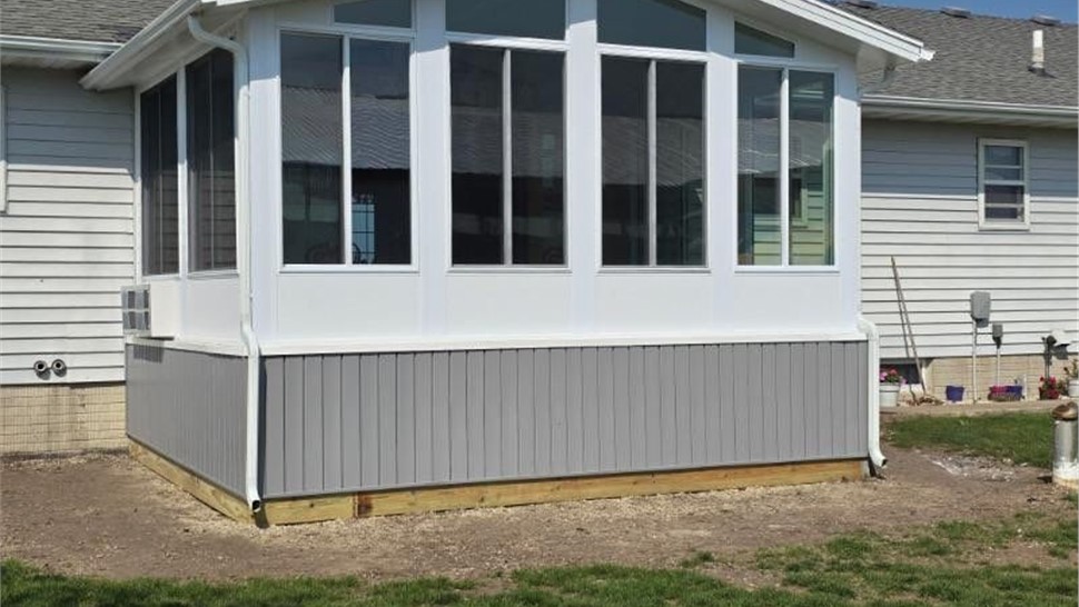 Sunrooms Project in Grafton, IA by Midwest Construction