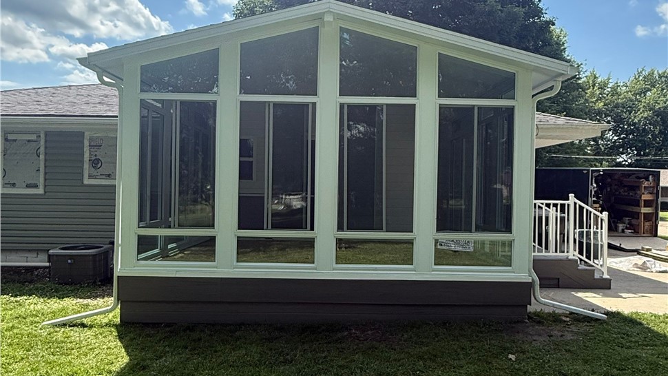 Siding, Sunrooms Project in Monroe, IA by Midwest Construction