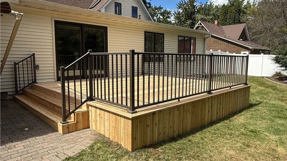 Decks Project in Roland, IA by Midwest Construction