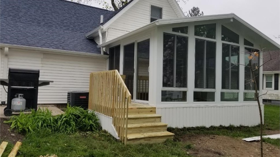 Sunrooms Project in Osceola, IA by Midwest Construction