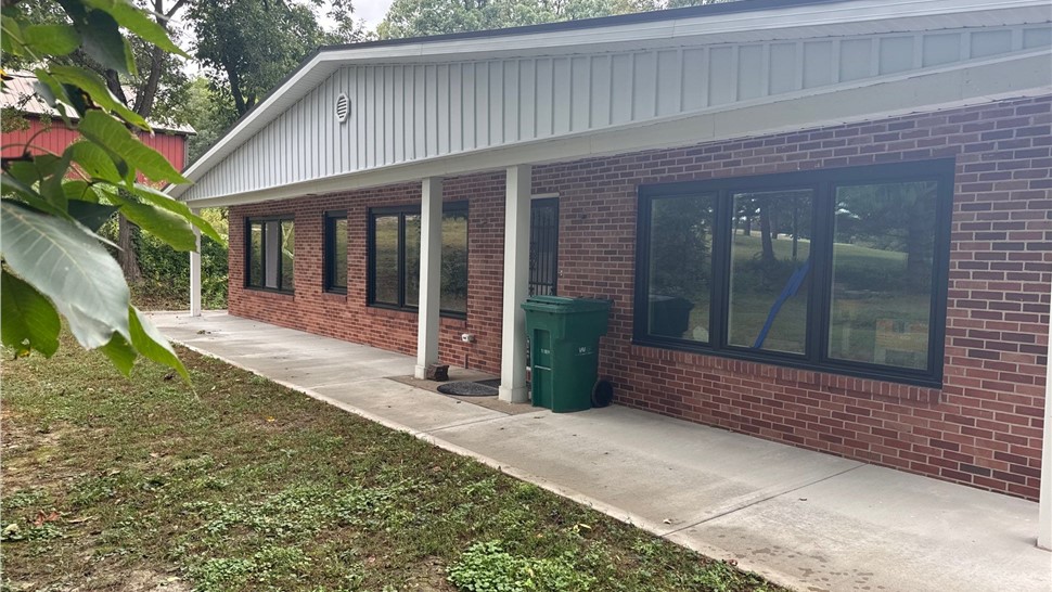 Patio Doors, Windows Project in Cumming, IA by Midwest Construction