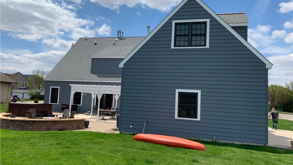Siding Project in Mason City, IA by Midwest Construction