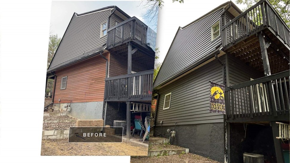 Siding Project in Des Moines, IA by Midwest Construction