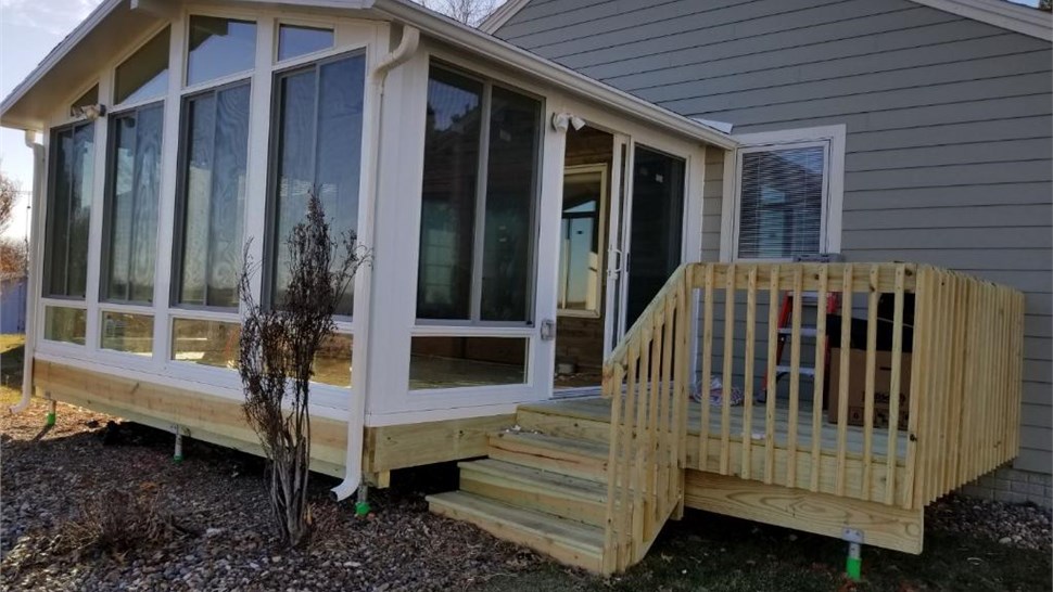 Sunrooms Project in Oskaloosa, IA by Midwest Construction