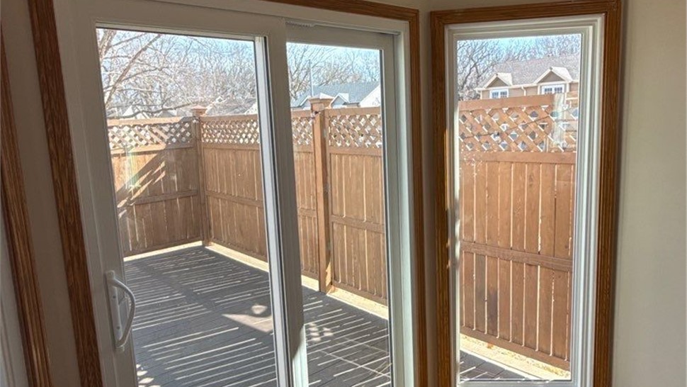 Patio Doors, Windows Project in Urbandale, IA by Midwest Construction