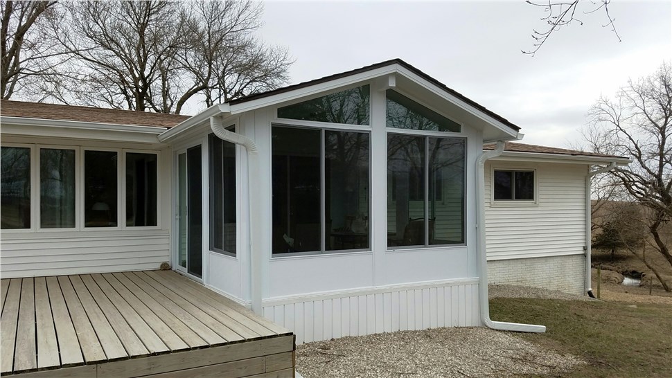 Sunroom Project Project in Dows, IA by Midwest Construction