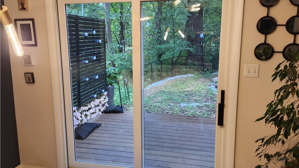 Patio Doors Project in West Des Moines, IA by Midwest Construction