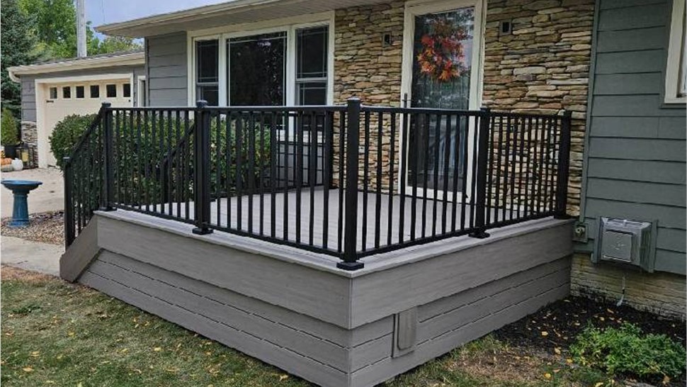 Decks Project in Mason City, IA by Midwest Construction