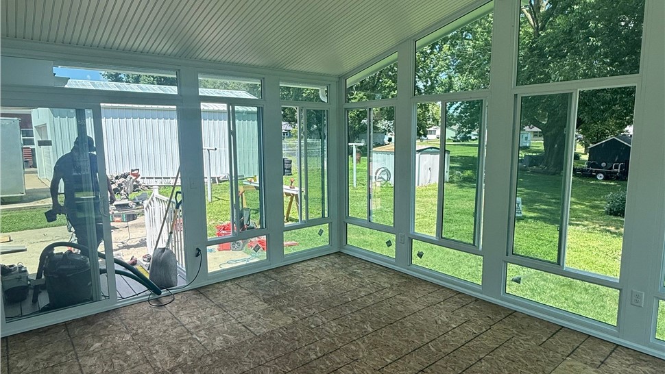 Siding, Sunrooms Project in Monroe, IA by Midwest Construction