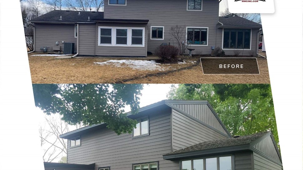 Siding Project in Mason City, IA by Midwest Construction