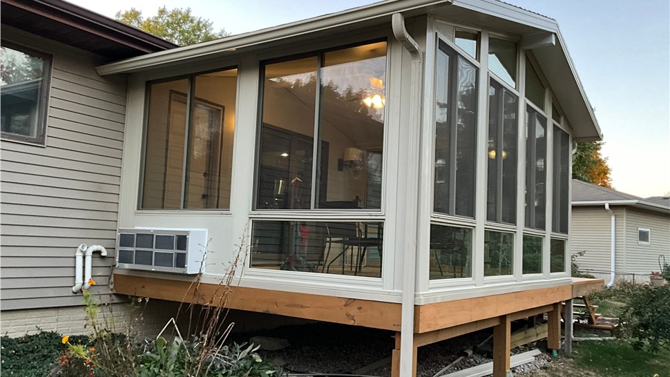 Sunrooms Project in Rockwell, IA by Midwest Construction