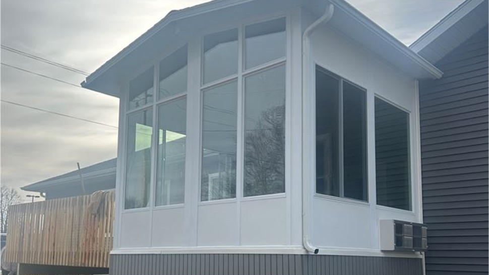Sunrooms Project in Britt, IA by Midwest Construction