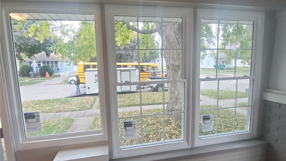Windows Project in Mason City, IA by Midwest Construction