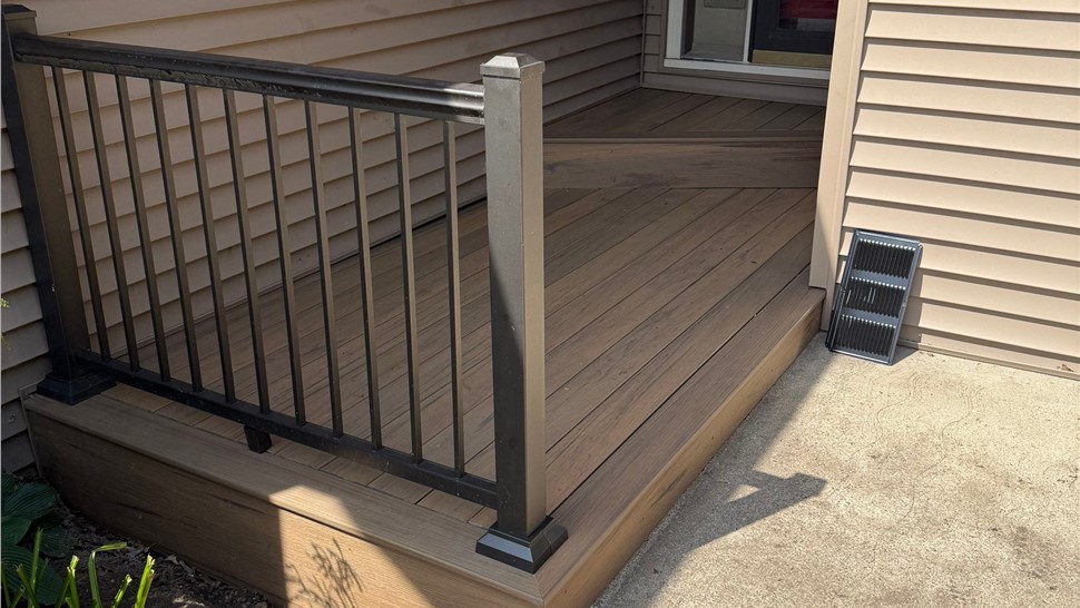 Decks Project in Forest City, IA by Midwest Construction